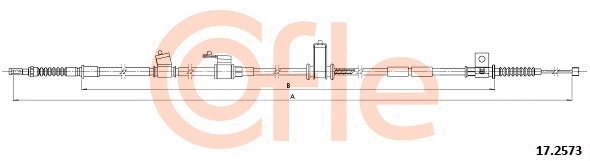 Cable Pull, parking brake (17.2573)