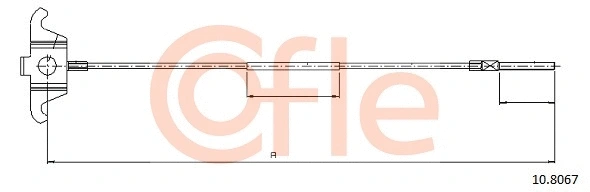 Cable Pull, parking brake (92.10.8067)