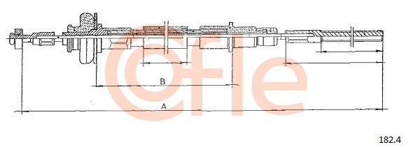 Cable Pull, clutch control (182.4)