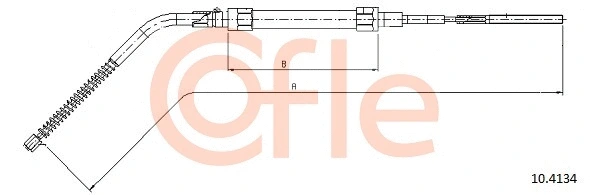 Cable Pull, parking brake (10.4134)