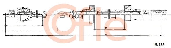 Cable Pull, clutch control (15.438)