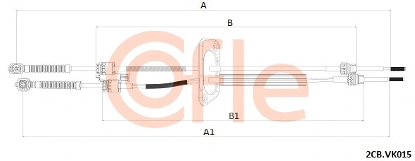 Cable Pull, manual transmission (2CB.VK015)