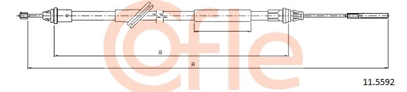 Cable Pull, parking brake (11.5592)