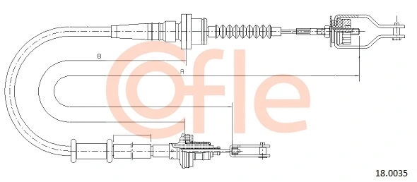 Cable Pull, clutch control (92.18.0035)