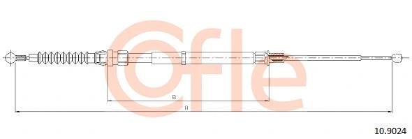 Cable Pull, parking brake (10.9024)