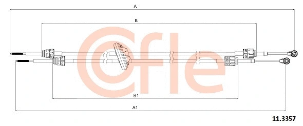 Cable Pull, manual transmission (11.3357)
