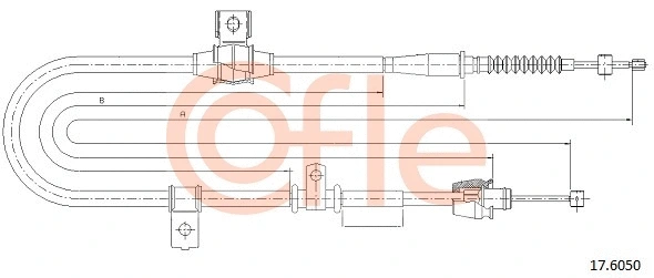 Cable Pull, parking brake (17.6050)