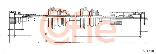 Speedometer Cable (S31310)