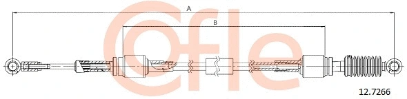 Cable Pull, manual transmission (12.7266)