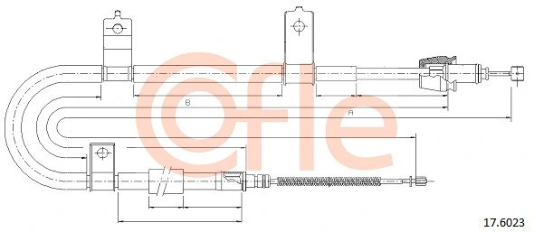 Cable Pull, parking brake (17.6023)