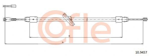 Cable Pull, parking brake (10.9457)