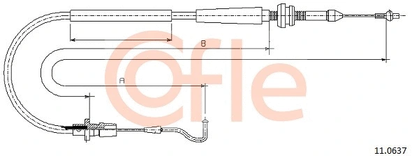 Accelerator Cable (11.0637)