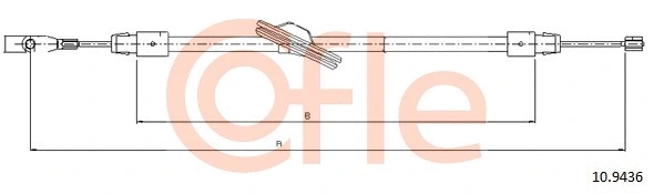 Cable Pull, parking brake (10.9436)