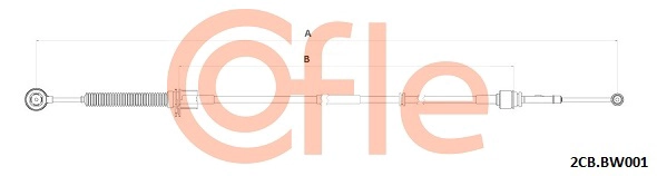 Cable Pull, manual transmission (92.2CB.BW001)