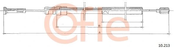 Cable Pull, clutch control (10.213)
