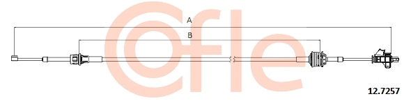 Cable Pull, manual transmission (12.7257)