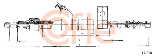 Cable Pull, parking brake (17.210)
