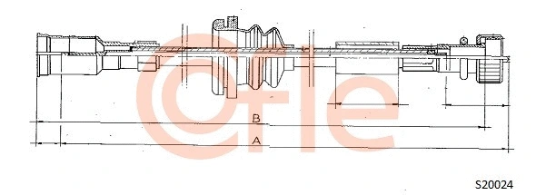Speedometer Cable (92.S20024)