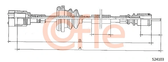Speedometer Cable (S24103)