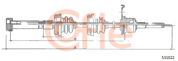 Speedometer Cable (S31022)