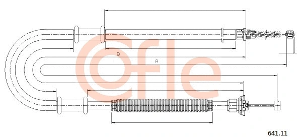 Cable Pull, parking brake (641.11)