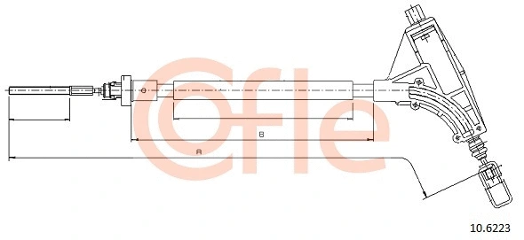 Cable Pull, parking brake (10.6223)