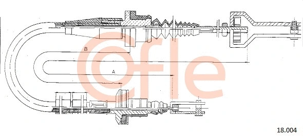 Cable Pull, clutch control (18.004)