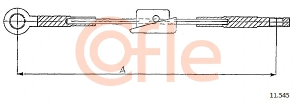 Cable Pull, parking brake (92.11.545)