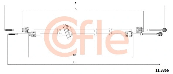 Cable Pull, manual transmission (11.3356)