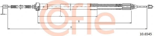 Cable Pull, parking brake (10.6545)