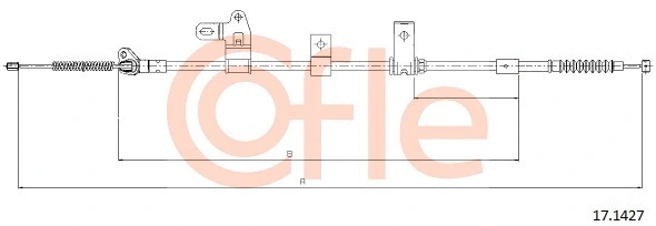 Cable Pull, parking brake (17.1427)