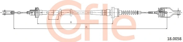 Cable Pull, clutch control (18.0058)
