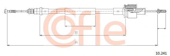 Cable Pull, clutch control (10.241)