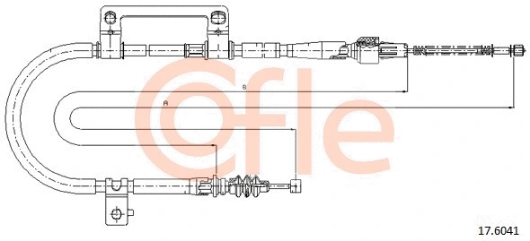 Cable Pull, parking brake (17.6041)