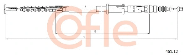 Cable Pull, parking brake (92.461.12)