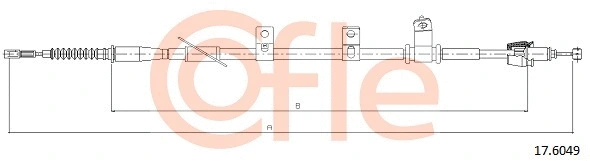 Cable Pull, parking brake (17.6049)