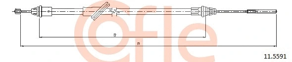 Cable Pull, parking brake (11.5591)