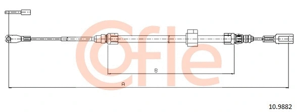Cable Pull, parking brake (10.9882)
