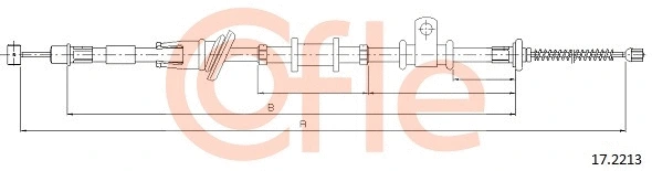 Cable Pull, parking brake (17.2213)