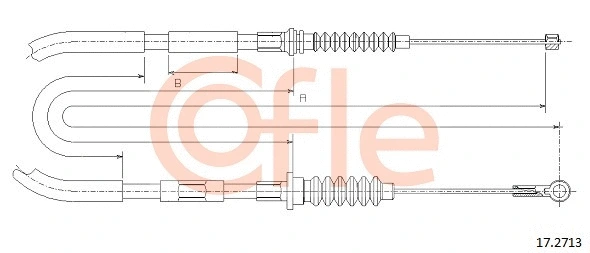Cable Pull, parking brake (17.2713)