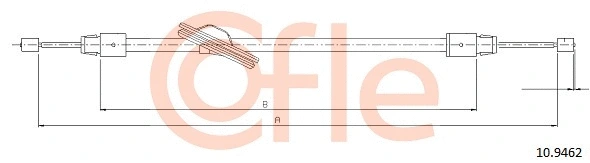 Cable Pull, parking brake (10.9462)