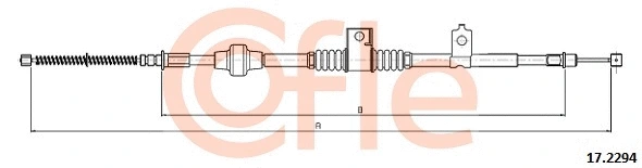 Cable Pull, parking brake (17.2294)