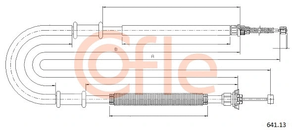 Cable Pull, parking brake (641.13)