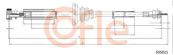 Speedometer Cable (S05021)