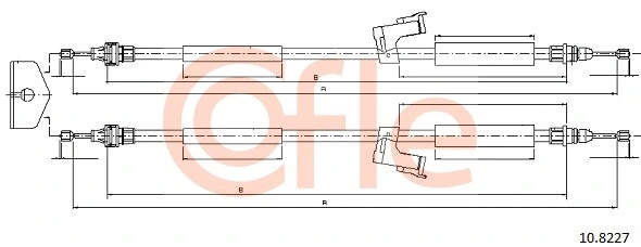 Cable Pull, parking brake (10.8227)