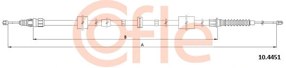 Cable Pull, parking brake (92.10.4451)
