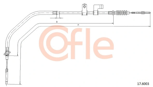 Cable Pull, parking brake (17.6003)