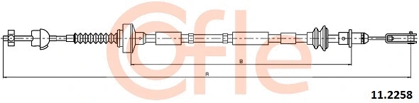 Cable Pull, clutch control (11.2258)