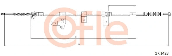 Cable Pull, parking brake (17.1428)