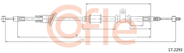 Cable Pull, parking brake (17.2293)